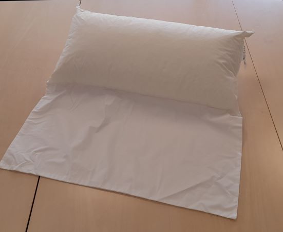 pude_854003-1 Rygpude 80x80 cm. m/fiksering - Billede 1
