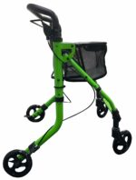 Rollator indendørs Grøn med bakke/kurv - Billede 2