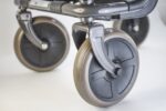 Rollator Grå med stokkeholder og kurv - Billede 3