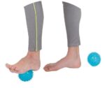 UDGÅET Massagebold 8cm Gul - Billede 2
