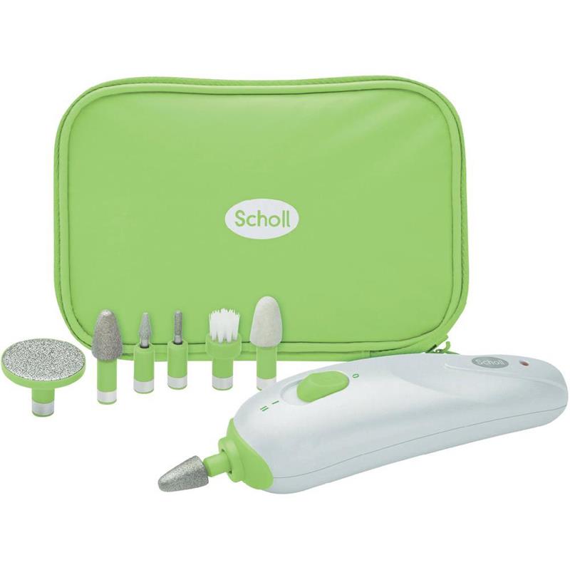 re80010040 Scholl Manicure rejsesæt Grøn - Billede 1