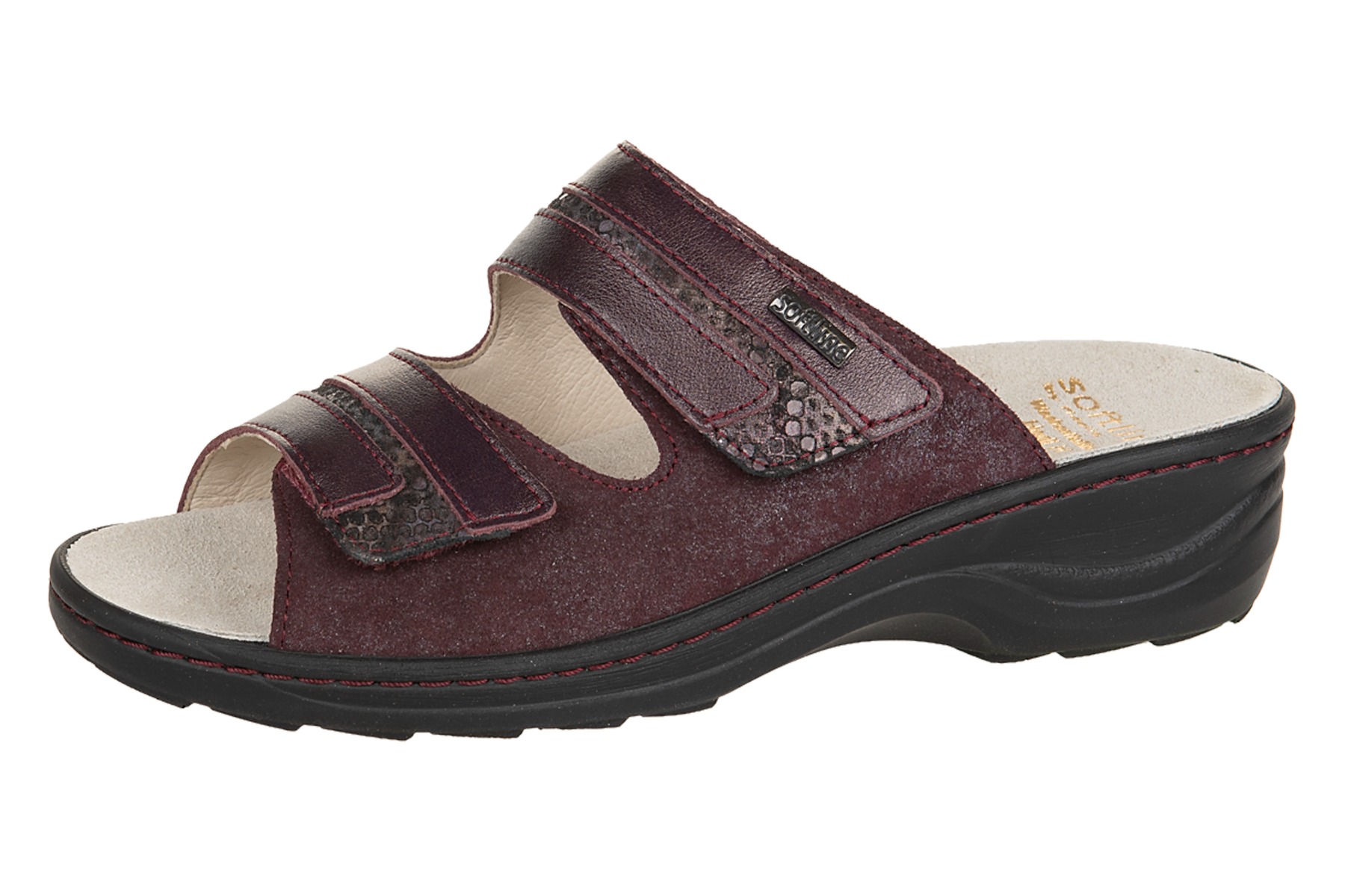 s234081_28 Fidelio Slipper Mørkerød - Billede 1