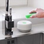 UDGÅET Sæbepumpe marmor og silicone - Billede 2