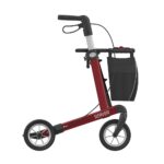 Rollator Server Rød med Soft hjul - Billede 2