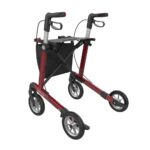 Rollator Server Rød med Soft hjul - Billede 4