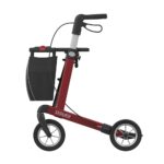 Rollator Server Rød med Soft hjul - Billede 5
