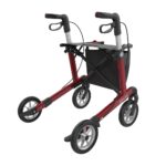 Lav Rollator Server Rød med Soft hjul - Billede 3