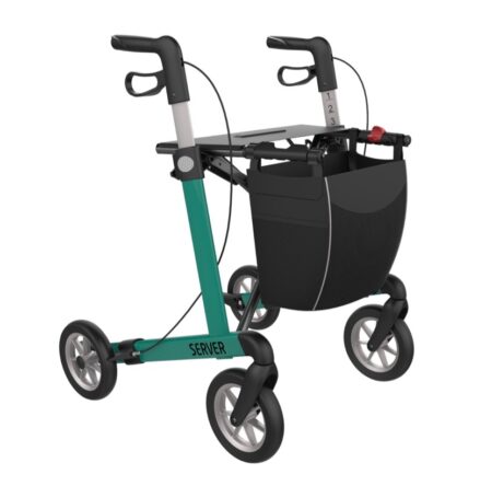 Rollator Server Turkis Med Softhjul