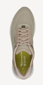 Tamaris Taupe Slip-In sneaker herresko - Billede 4