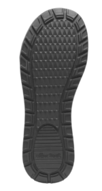 New Feet Ballerina Med Velcro Læder Sort - Billede 4
