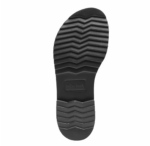 New Feet Dame Sandal med velcro, glat læder, Brun - Billede 3