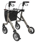 Rollator Space Champagne Med Softhjul - Billede 5