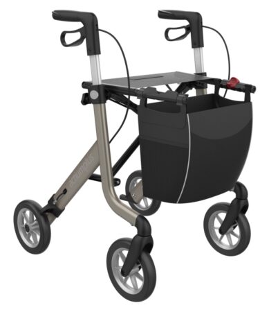 Rollator Space Champagne Med Softhjul