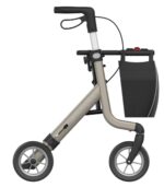 Rollator Space Champagne Med Softhjul - Billede 3
