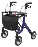 Rollator Space Blå Med Softhjul - Billede 2