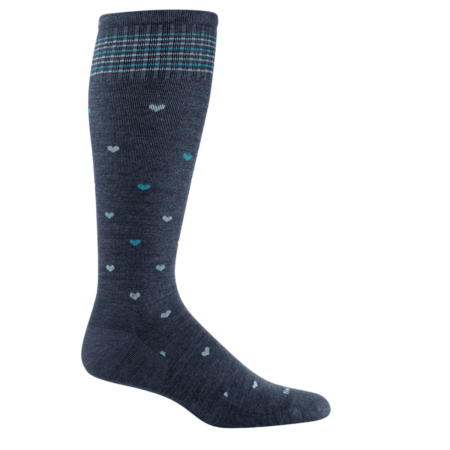 Sockwell Dame Denim Full Hart Design