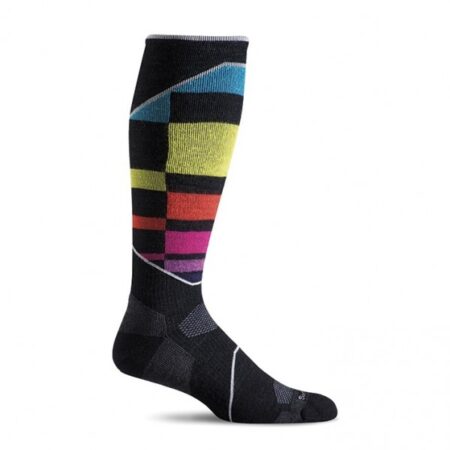 Dame Ski Strømpe Sockwell Sort Multi