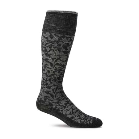 Dame Sockwell Strømpe Sort Damask