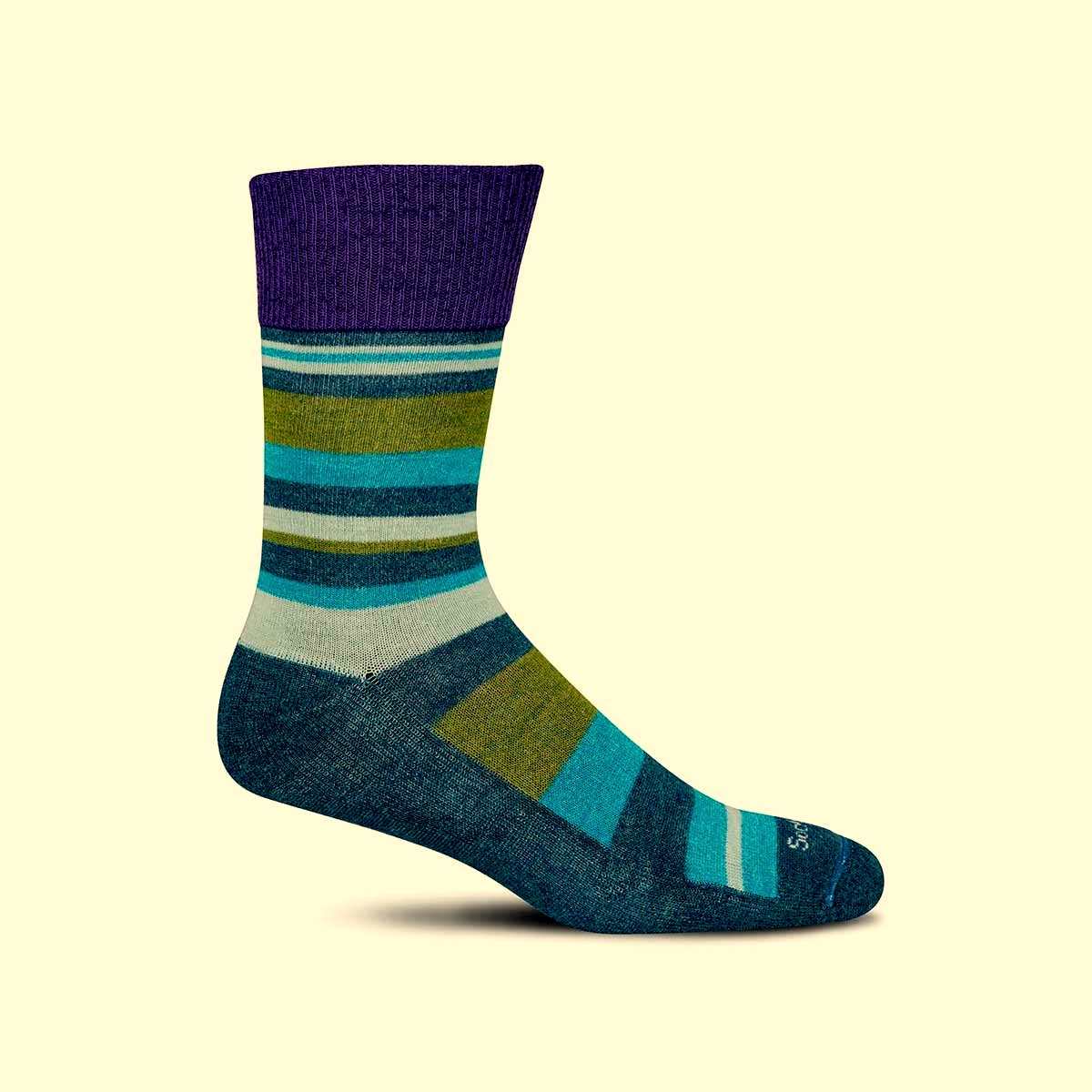 sw25w-480_2 Dame Diabetes strømpe Sockwell Teal - Billede 1