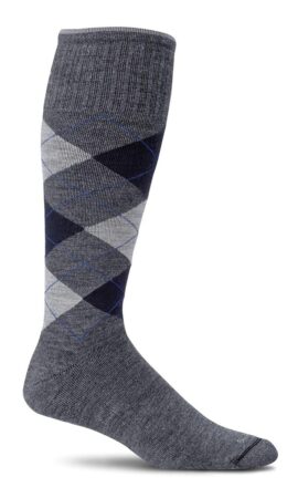 Sockwell Strømpe Herre Charcoal Argyle