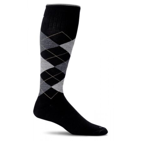 Herre Sockwell Strømpe Sort Argyle