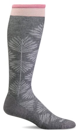 Sockwell Full Floral Charcoal Strømpe