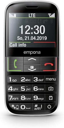 UDGÅET Emporia Active Senior Mobil Sort