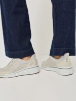 Tamaris Ivory Step-in Sneaker Textil Og Læder - Billede 2