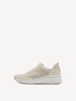Tamaris Ivory Step-in Sneaker Textil Og Læder - Billede 3