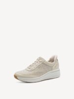 Tamaris Ivory Step-in Sneaker Textil Og Læder