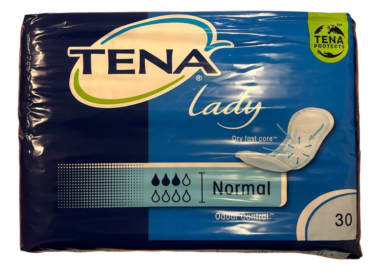 tena_lady_drypbind_normal Tena Lady drypbind normal 30 stk. - Billede 1