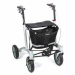 UDGÅET Walker 9er Rollator Sort/Sort/Grå - Billede 2