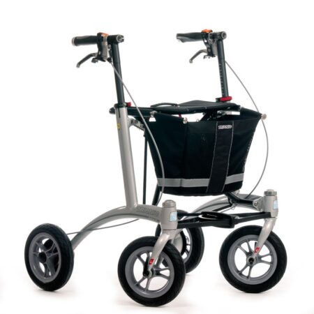 UDGÅET Walker 9er Rollator Sort/Sort/Grå