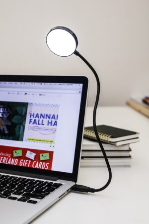 Lampe USB m/LED lys