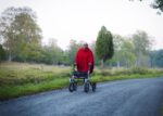 UDGÅET Walker 12er Rollator Blå/Sort/Rød - Billede 5