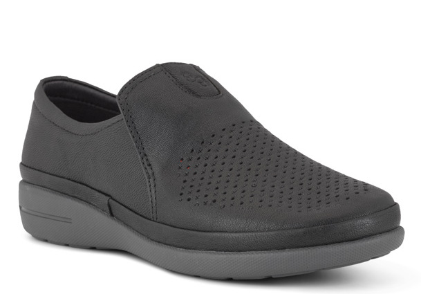Green Comfort Sort Sko m/elastik
