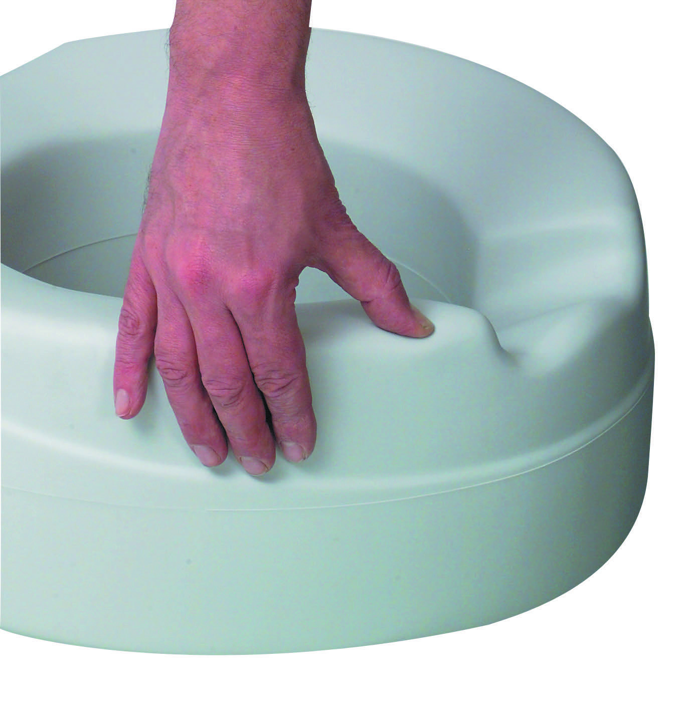 Toiletforhøjer 11cm m/blødt sæde