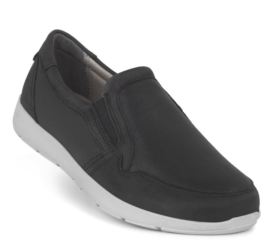 New Feet Sort Hyttesko m/stretch