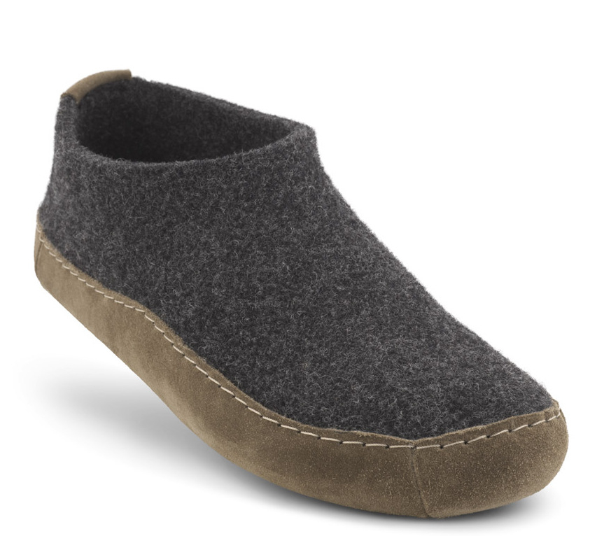 New Feet Antrasith Hjemmesko Uld Filt