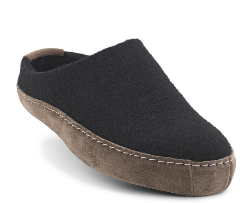 New Feet Sort Hjemmesko Filt