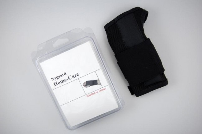 Håndledsstøtte m/skinne V. hånd