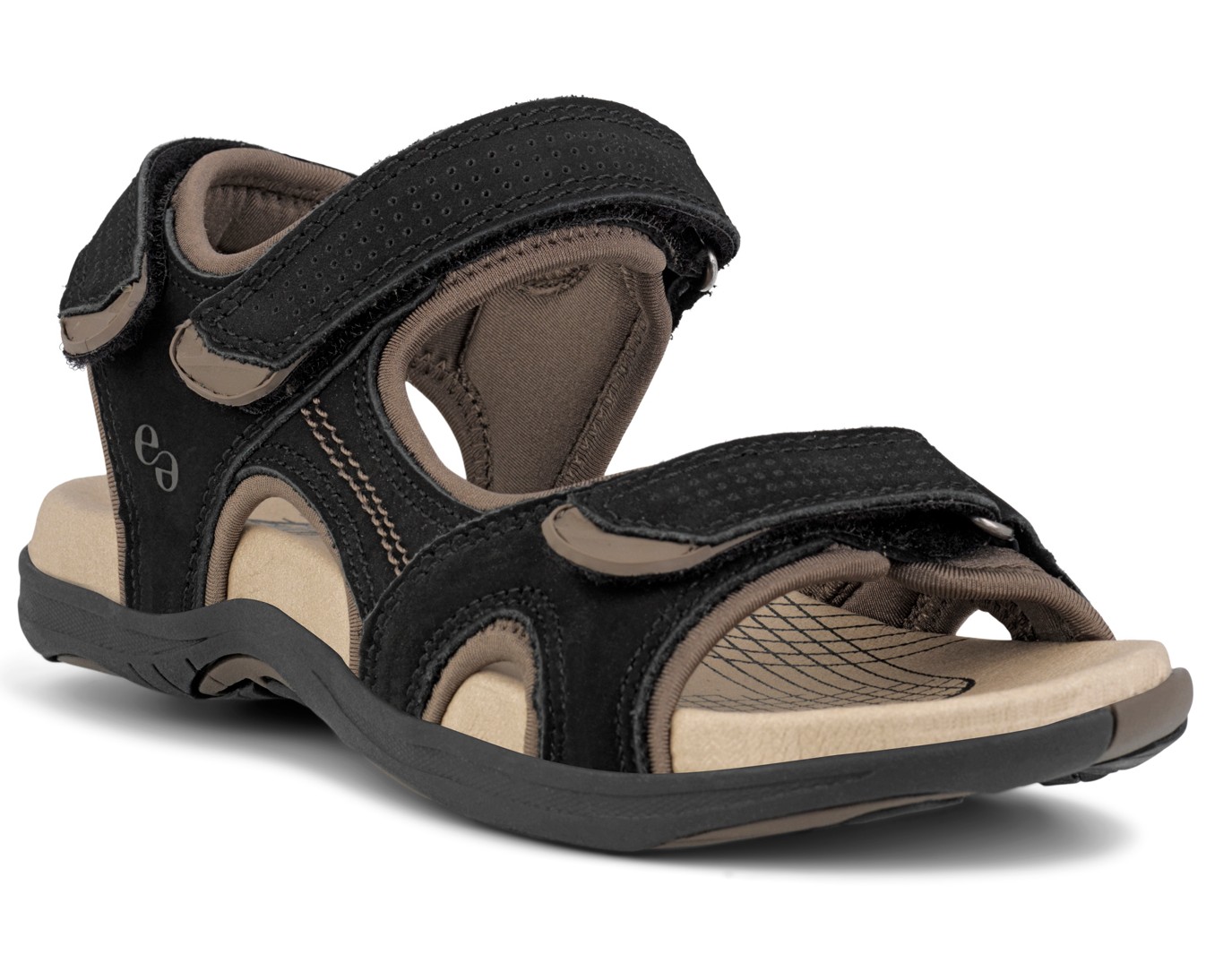 Green Comfort Sort Corsica Sandal