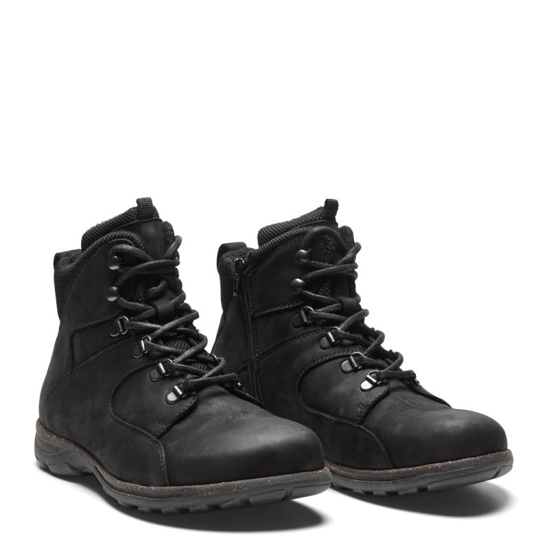 New Feet Herrestøvle Sort Nubuck