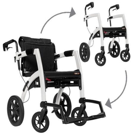 Rollz Kørestol og Rollator Grå