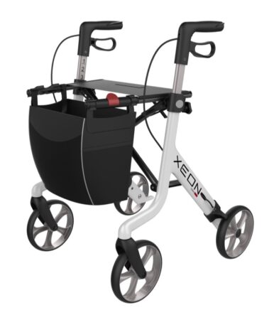 Rollator Xeon Space Kulfiber Hvid